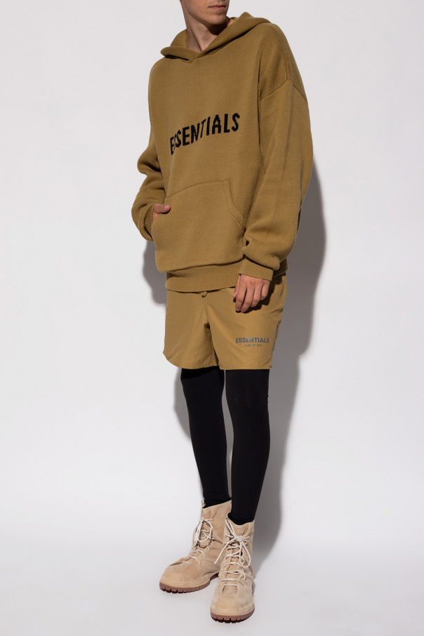 Fear of God Essentials buy Knit Hoodie Amber